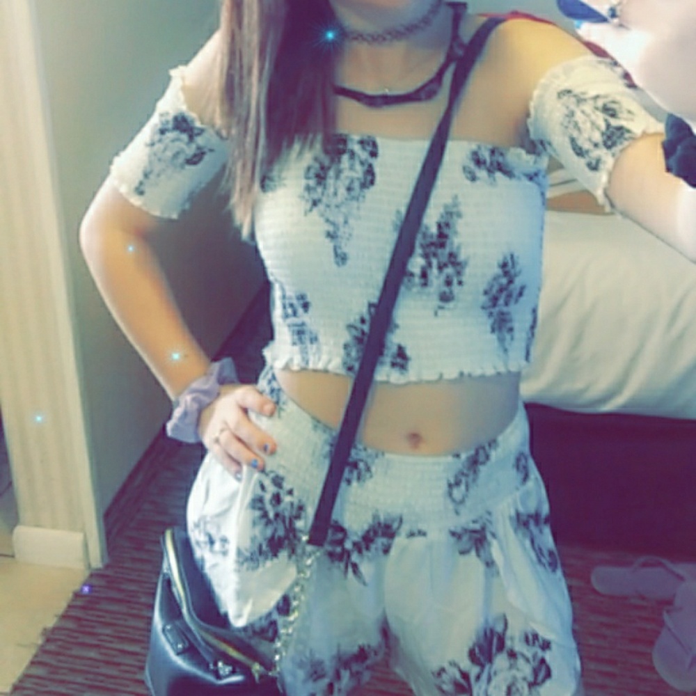 Floral outfit